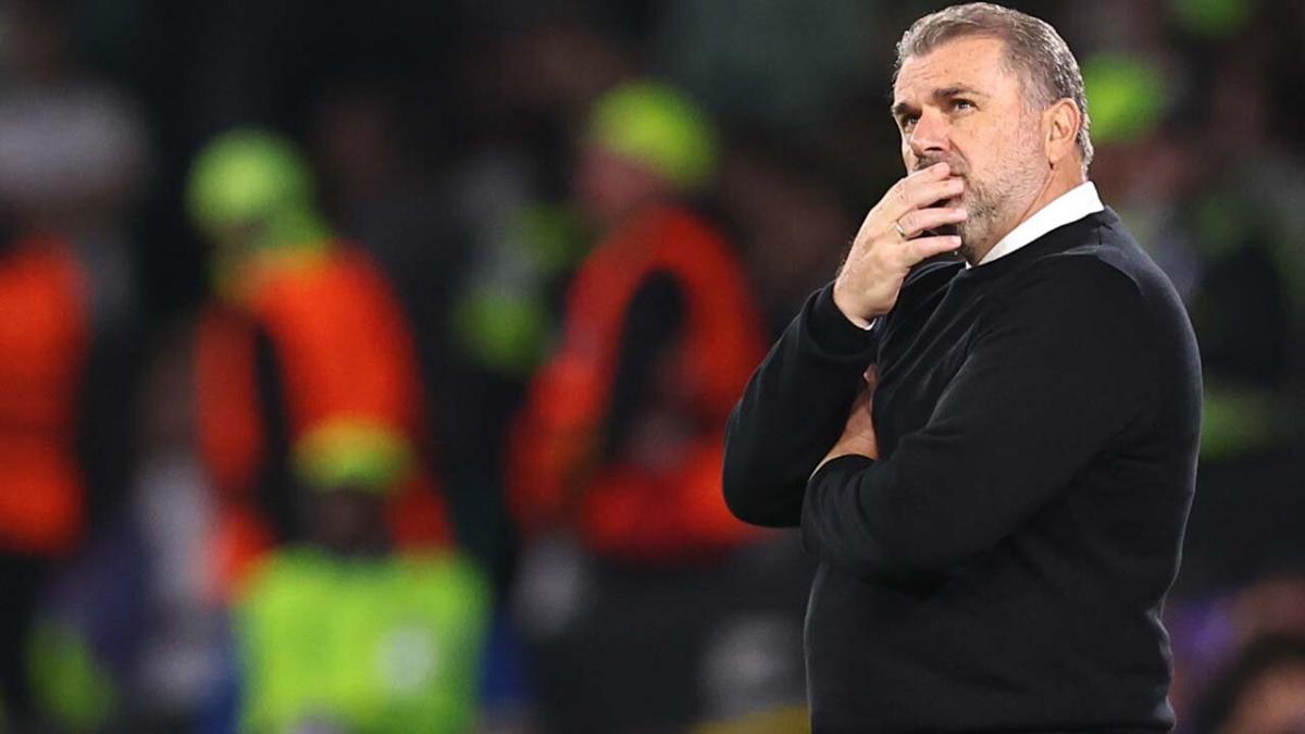 Tottenham boss Ange Postecoglou